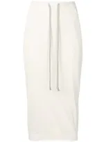 Rick Owens Drkshdw Drawstring Waist Fitted Skirt