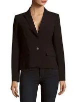 Calvin Klein Double Button Blazer In Black