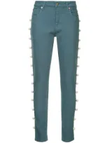 Tu Es Mon Tresor Side Pearl Edge/3 Year Jeans In Blue