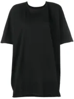 Rick Owens Drkshdw Oversized Longline T In Black