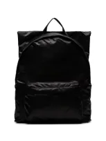 Raf Simons X Eastpak Blue Punk Poster Print Backpack In Black