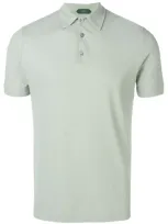 Zanone Classic Polo Shirt In Green