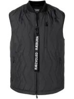 Raeburn Quilted Gilet In Black