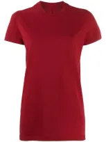 Rick Owens Drkshdw Basic T-shirt In Red