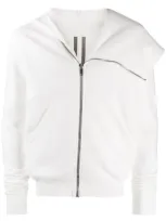 Rick Owens Drkshdw Jacket With Oversized Hood In White