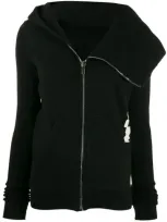 Rick Owens Drkshdw Full Zip Sweater In Black