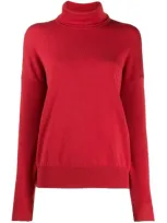 Indress Turtleneck Sweater In Red