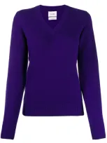 Barrie Tone On Tone Jumper In Purple