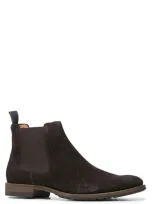 Rodd & Gunn Murphy's Road Chelsea Boot In Dark Chocolate Suede