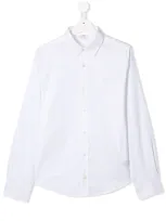 Hugo Boss Kids' Classic Collar Shirt In White