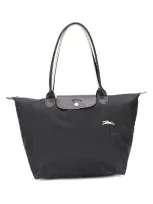 Longchamp Large Le Pliage Shoulder Bag In Black