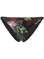 Duskii Fleur Banded Bikini Bottoms In Black