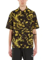 Mcq By Alexander Mcqueen Mcq Alexander Mcqueen Black And Yellow Mcq Swallow Yoke Billy Shirt