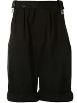 Raf Simons Double-panel Shorts In Brown