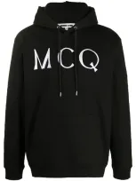 Mcq By Alexander Mcqueen Logo Embroidered Hoodie In Black