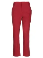 True Royal Woman Pants Red Size 4 Cotton, Elastane