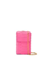 Tubici Parigi Xl Python-effect Mini Bag In Pink