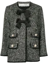 Tu Es Mon Tresor Tweed-jacke In 黑色