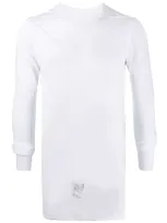 Rick Owens Drkshdw Round Neck Jumper In White