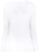 Rick Owens Drkshdw Lightweight Cotton Jumper In White