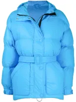 Ienki Ienki Belted-waist Padded Jacket In Blue