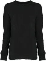 Rick Owens Drkshdw Displaced-seam Draped Top In Black