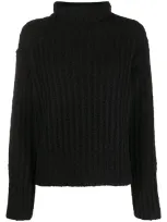 Sminfinity Long-sleeve Roll Neck Jumper In Black