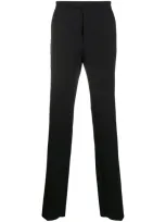 Raf Simons Virgin Wool Tailored Trousers In Blue