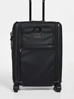 Tumi Alpha Continental Dual Access 4 Wheel Carry On Suitcase Black One Size In Grey