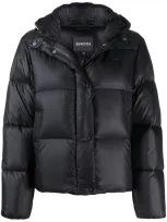 Duvetica Short Down-padded Jacket In Black