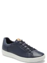 Ecco Soft 7 Street Sneaker In Marine/ Marine/ Navy