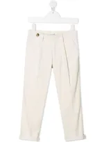 Brunello Cucinelli Slim Corduroy Chinos In White