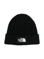 The North Face Kids' Logo-patch Beanie In Black