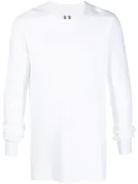 Rick Owens Drkshdw Long-sleeve T-shirt In White