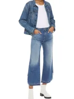 J Brand Joan Faded High-rise Wide-leg Jeans In Blue