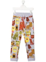 Stella Mccartney Kids' Little Boy's & Boy's All-over Tiger Print Joggers In Neutral