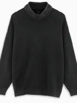 R13 Black High-neck Sweatshirt