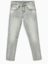 R13 Light Slim Jeans In Light Blue