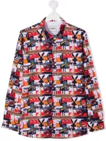 Iceberg Teen Looney Tunes Print Shirt In Rot