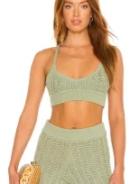 Tularosa Maeve Knit Top In Sage