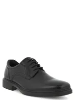 Ecco Helsinki 2.0 Plain Toe Leather Derby In Black