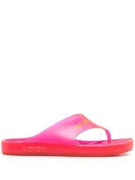 Kenzo Pink K-beach Flip Flops