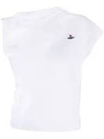 Vivienne Westwood Hebo Orb-embroidered Top In White