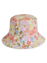 Billabong Kids' Bucket List Daisy Print Hat In Paradise Pink