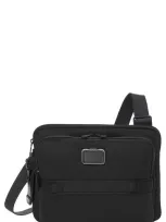 Tumi Alpha Bravo Service Crossbody Bag In Black