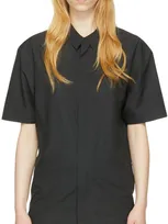 Hyein Seo Black Polyester Shirt