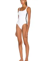 Wardrobe.nyc For Fwrd Swimsuit In White & Black