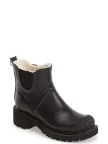 Ilse Jacobsen 'rub 47' Short Waterproof Rain Boot In Black