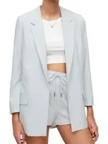 Allsaints Aleida Tri Blazer In Powdered Blue