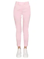 Department Five Regular Fit Pants In Pink